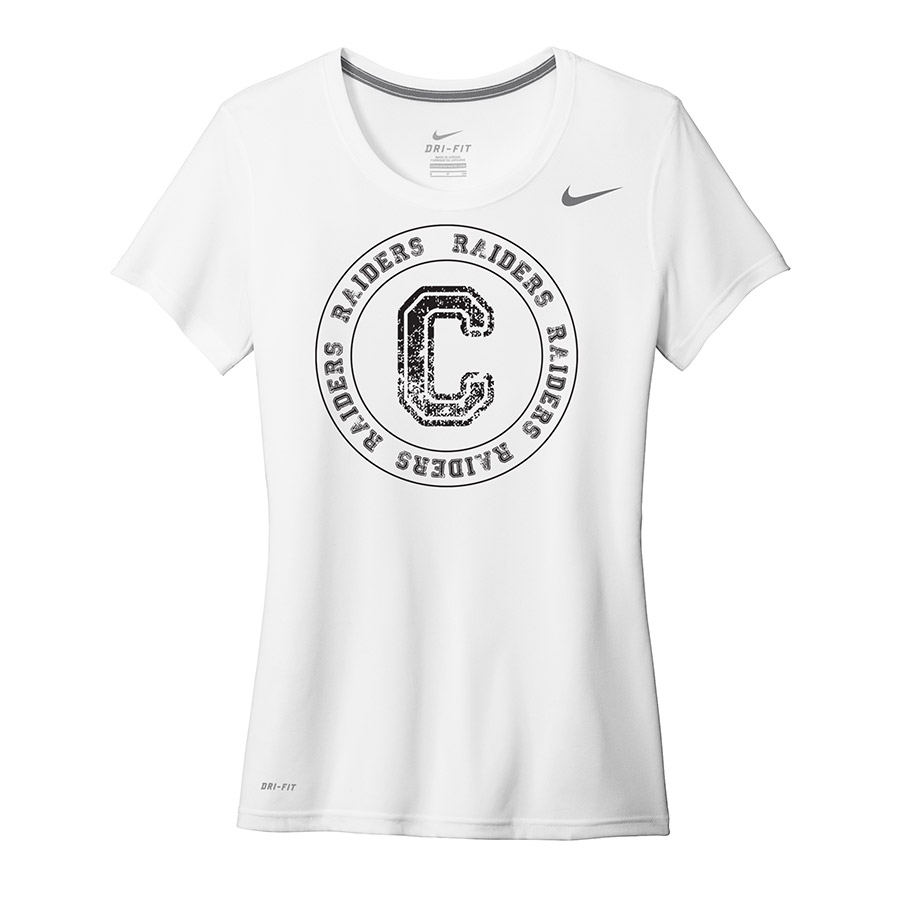 C Raiders Circle Nike Ladies Legend Tee – Sand Creek Middle School